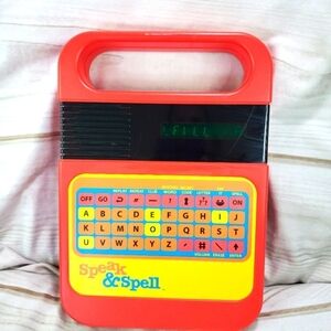 Classic Speak & Spell Learning Game Kahootz #09624 Works